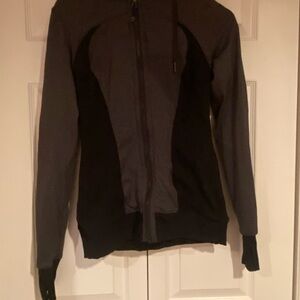 lululemon athletica Gray and Black Hoodie